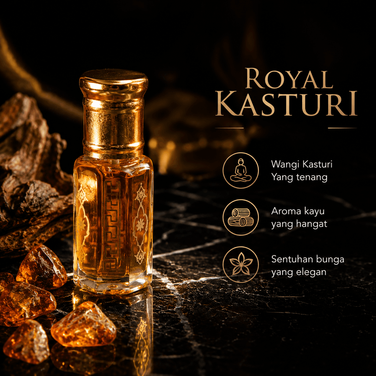 Royal Kasturi — Parfum Minyak Wangi Non-Alkohol